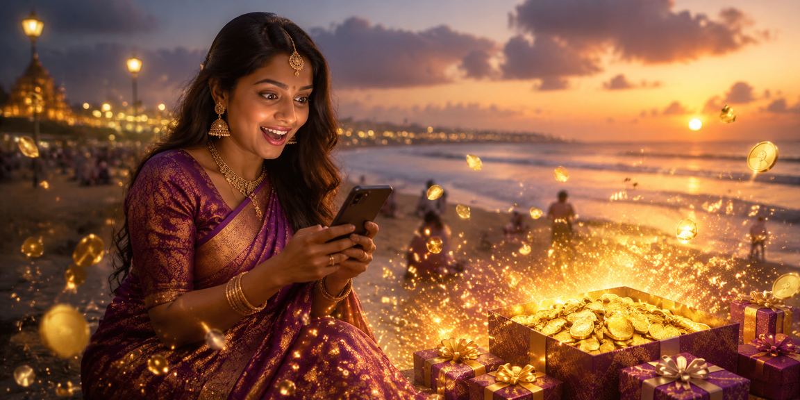 Happy player using mobile deposit for live casino in Chennai